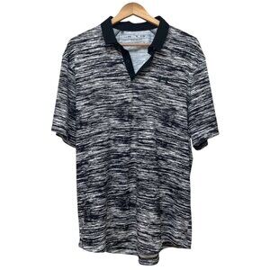Under Armour Black and white IsoChill Polo loose fit size XL